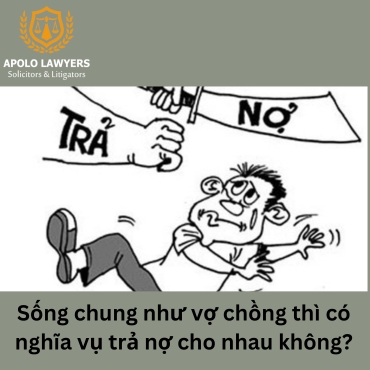 Sống chung như vợ chồng thì có nghĩa vụ trả nợ cho nhau không?