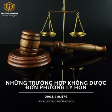 Những trường hợp không được đơn phương ly hôn