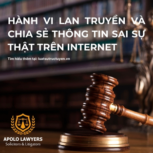 Hành vi lan truyền và chia sẻ thông tin sai trên internet