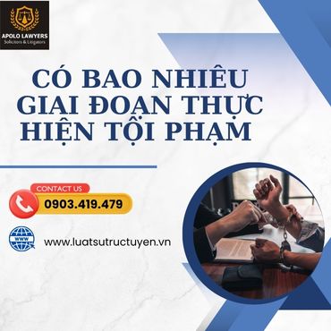 Có bao nhiêu giai đoạn thực hiện tội phạm? 