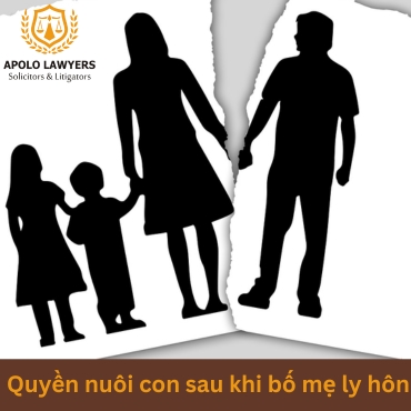 Quyền nuôi con sau khi bố mẹ ly hôn
