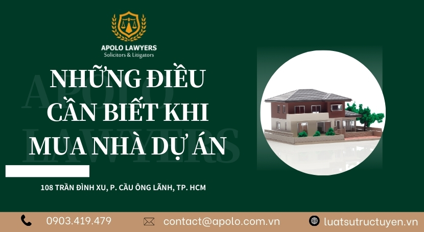 Những điều cần biết khi mua nhà dự án
